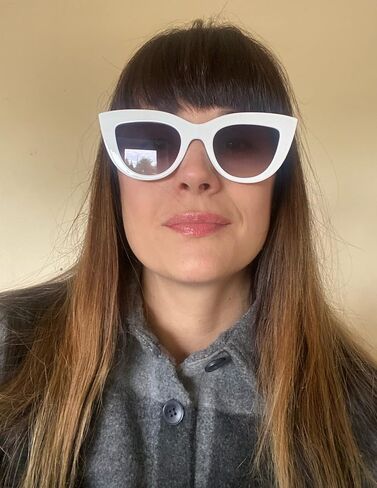 نظارة شمسية Armear Women Retro Cateye بإطار سميك عصري وعدسات غير مستقطبة in Kuwait