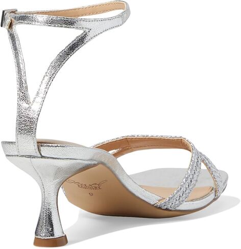 Jewel Badgley Mischka Hayzel Metallic Kitten Heel Sandal in Kuwait