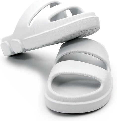 Youngever Pillow Slippers for Women, House Slides Shower Sandals, Firm Indoor Outdoor Sandals, Extremely Comfy, EVA foamed Rubber in Kuwait