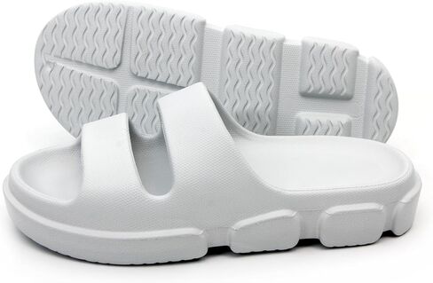 Youngever Pillow Slippers for Women, House Slides Shower Sandals, Firm Indoor Outdoor Sandals, Extremely Comfy, EVA foamed Rubber in Kuwait
