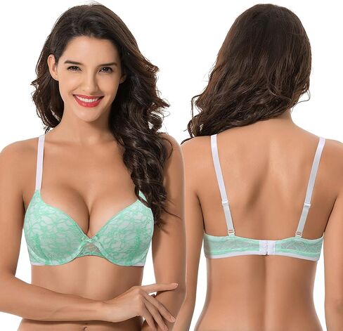 حمالة صدر نسائية من Curve Muse بمقاس كبير وشكل مثالي تضيف كوبًا واحدًا من حمالات الصدر من الدانتيل in Kuwait