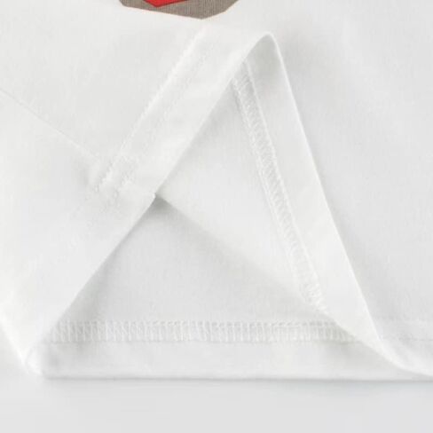 تي شيرت للأطفال الصغار بأكمام قصيرة 100% قطن كاجوال أبيض وأصفر ديناصورات قرش جرافيك بياقة مستديرة للأطفال صيفي 3 قطع in Kuwait