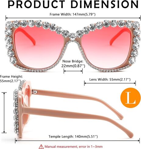 FEISEDY Cat Eye Women Sunglasses Vintage Square Crystal Rhinestone Sparkling Bejewelled Sunglasses Costume Party B9129 in Saudi Arabia