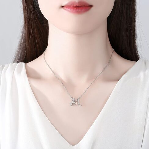 VIKI LYNN Initial Necklace for Women 925 Sterling Silver 26 Alphabets Letter and Angel Necklace in Saudi Arabia