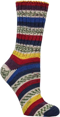 جوارب صوف أيرلندية من Fair Isle للنساء، جوارب صوفية ملونة، مصنوعة في أيرلندا in Kuwait
