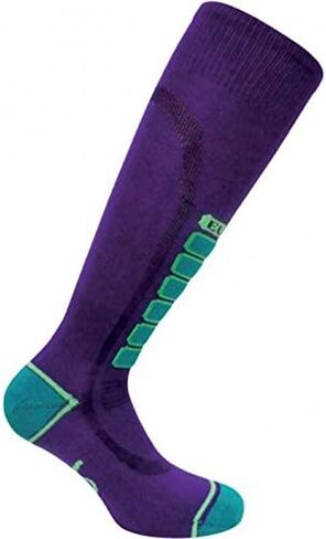 Eurosocks Silver Ski Light, Thin Snug Fit, Foot To Boot Feel, Ultra Smooth Knit, No Seam Toe, No Bunching-3111 in Saudi Arabia