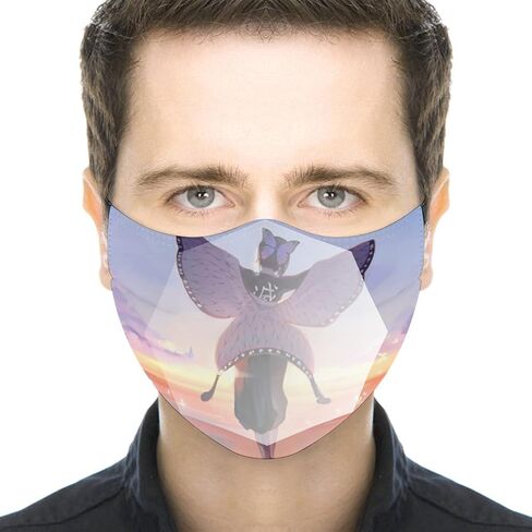 6pcs Face Mask Washable Face Mask With Adjustable Earrings Headscarf Balaclava Muzzle Unisex in Kuwait