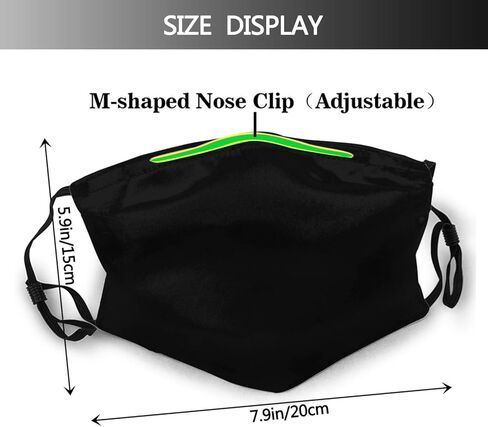 6pcs Face Mask Washable Face Mask With Adjustable Earrings Headscarf Balaclava Muzzle Unisex in Kuwait