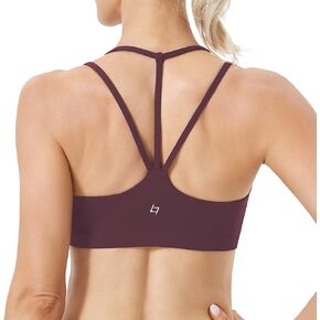 حمالة صدر رياضية FITTIN Strappy للنساء، حمالة صدر رياضية جذابة وجذابة، حمالة صدر يوجا متوسطة الدعم مع أكواب قابلة للإزالة in Kuwait