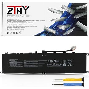ZTHY 65Wh BTY-M57 Laptop Battery Replacement for MSI GP66 GP76 Leopard 10UE 10UG 10UH 11UE 11UG 11UH MSI Vector GP66 GP76 12UE 12UG 12UGS 12UH Series 4ICP6/35/140 15.2V 4280mAh 4-Cell