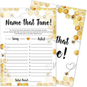 True Or False Baby Shower Game, Gender Reveal Party Supplies,Honeycomb Bumble Bee Party Decorations,– 30 Game Cards 1 Answer Card (bb013-yx03)