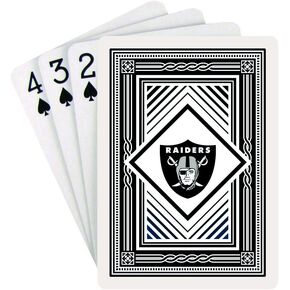 NFL Oakland Raiders Playing Cards (Classic Back, ONE Deck) in Saudi Arabia