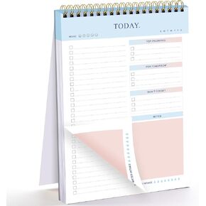 JUBTIC Weekly Planner Notepad with Pen - 52 Undated Weekly Calendar Pad Desk Planner Weekly To Do List Notepad Planning Pad Academic Planner Notebook Habit Tracker Journal Teacher Planner Organize Schedule Goals for Personal Life and Work -7" x 10" in Kuwait