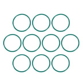 uxcell Fluorine Rubber O-Rings, 30mm OD 26.2mm ID 1.9mm Width FKM Seal Gasket for Machinery Plumbing, Green, Pack of 10