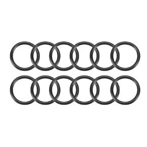 uxcell Nitrile Rubber O-Rings, 38mm OD 30mm ID 4mm Width, Metric Sealing Gasket, Pack of 12