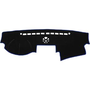 Car Dashboard Cover Mat Compatible for Kia Sorento 2010-2016, Protective Polyester Black Center Console Interior Trim Dash Board Mat