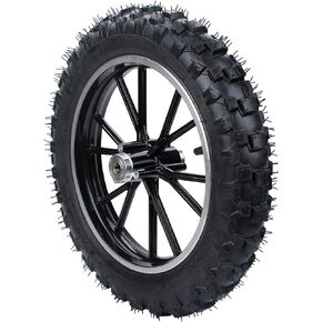 Rim tube tire Black rear wheel 2.50-10 tyre+hub 49-50cc Dirt Bike Gas Dirt Bike Pit Bikes Youth Dirt Pitbike Mini motorcycle parts