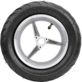 KIMISS Tire, Tire Pocket Bike Tire Wheel Tyre Rims Anti-Skid Accessories Fit for 47cc 49cc Pocket Bike (Rear wheel)
