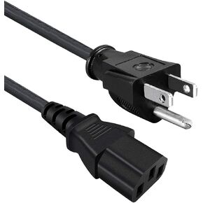 Power Cord Replacement for Sole Treadmill S77 CT800 F60 F63 F65 F80 TT8 8ft 3 Prong AC Power Cord Cable