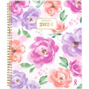 مخطط AT-A-GLANCE 2024 الأسبوعي والشهري، 8-1/2 بوصة × 11 بوصة، كبير، شارة، بلاط للأشعة فوق البنفسجية (1675T-905-24) in Kuwait