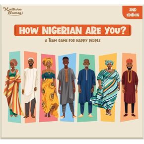 How Nigerian are You? Edition 2: The Classic Trivia Team Game on Nigeria's History, Culture, Destinations & Entertainment – A Nigerian Card Game for Family Game Nights