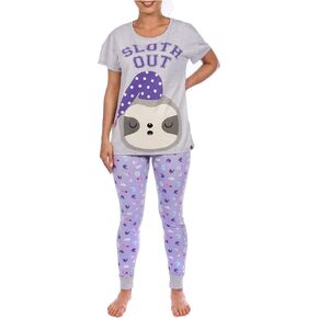 Womens Sloth Pajamas