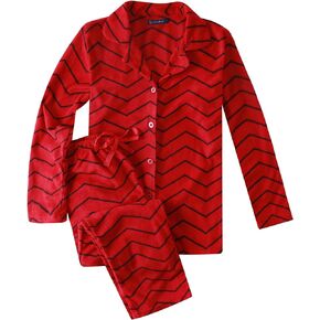 Twin Boat Womens Fleece Pajama Set - Warm Pajamas for Winter