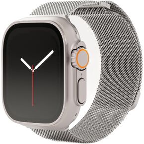 Ultra 2 Milanese Mesh Band compatible with Apple Watch Ultra 2 and Ultra 1 Titanium 49mm