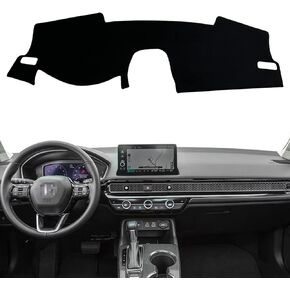 Dash Mat Cover Custom Interior Center Console Compatible with Honda Civic Sedan 2022 2023 Dashboard mat Covers Accessories