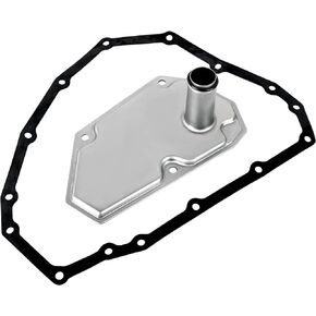 Transmission Filter and Gasket Kit: Replacement for Nissan Sentra Tiida Versa Note/Chevy Spark/Suzuki Swift 2012-2015 Automotive Transmission Fluid Filter Kit for Nissan Accessories