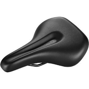 Ergon SC Core Prime Saddle | Black/Gray | Mens Comfort Bicycle Seat | Cruiser, Comfort, Hybrid Bikes