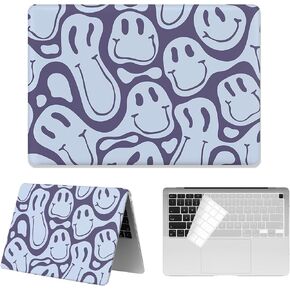 Watbro Compatible MacBook Air 13 inch Laptop case 2020 2019 2018 Release A2337 M1/A2179/A1932, 70's Retro Pattern case, Suitable for MacBook Air 2020 with Touch ID