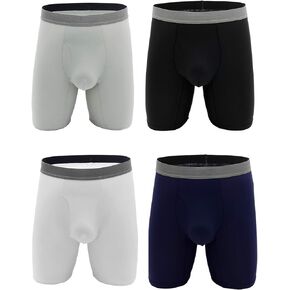 WINDAY Men's Briefs Breathable Ice Silk Sports-Inspired Underwear Boxer Briefs B19-2