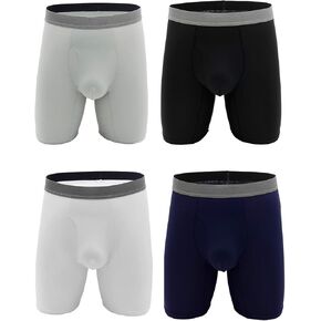 WINDAY Men's Briefs Breathable Ice Silk Sports-Inspired Underwear Boxer Briefs B19-2 in Kuwait