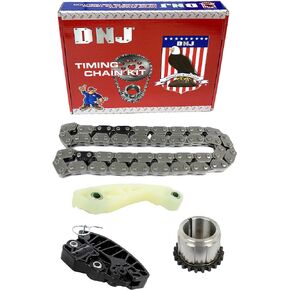 DNJ TK1163 Timing Chain Kit for 2009-2017/ Chrysler, Dodge, Jeep, Ram / 1500, 2500, 300, 3500, Aspen, Challenger, Charger, Commander, Durango, Grand Cherokee, Ram 3500/5.7L, 6.4L / OHV / V8 / 16V