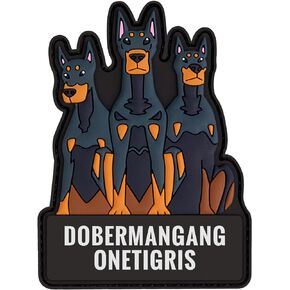 OneTigris Doberman Gang 3D PVC Tactical Canine Morale Patch