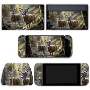 Chickens and A Rooster Switch Skin Wrap Vinyl Decal Sticker Full Set Compatible with Game Switch Standard