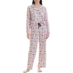 Karen Neuburger Women's Notch Collar Pj Pajama Set