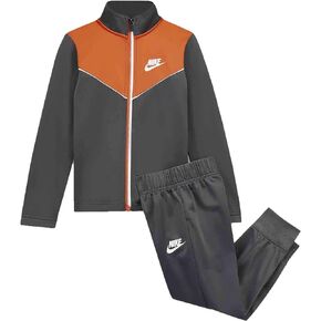 Nike Boy's Color-Block Jacket and Pants Two-Piece Track Set (Little Kids) Iron Gray 4 Little Kid