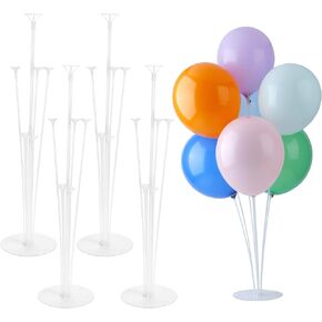 Balloon Stand Kit, 4 Sets, Balloon Sticks, Balloon Holders for Table, Balloon Stands for Table, Balloon Centerpiece Stand, Balloon Holder, Centerpiece Table Decorations