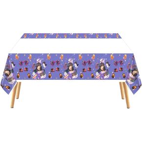لعبة القط حفلة عيد ميلاد لوازم مفرش المائدة حزمة أغطية الطاولة البلاستيكية للأطفال لعبة القط موضوع حفلة عيد ميلاد زينة 70x42.9 بوصة 2 قطعة in Kuwait