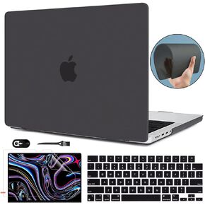 for MacBook Pro 14 inch Case M4 2024 2023 2022 2021 Release A2918 A2992 A2442 A2779 M3 M2 M1 Pro/Max Chip, Matte Hard Shell Case Cover for 2024 MacBook Pro 14 A3112 A3185 A3401, Sea Blue
