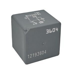 Relay 12193604 3604, 4 Pin 12V Relay - Compatible for Chevy GMC GM Buick A/C Compressor Control Fuse Starter Relay