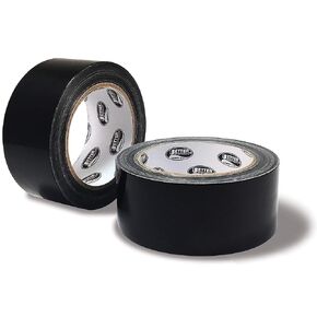 Better Office Products Black Duct Tape, 2 Pack, Heavy Duty Duct Tape, 7.3mil, 1.88 Inch x 30 Yards Per Roll, Easy Tear, 2 Pack, Black