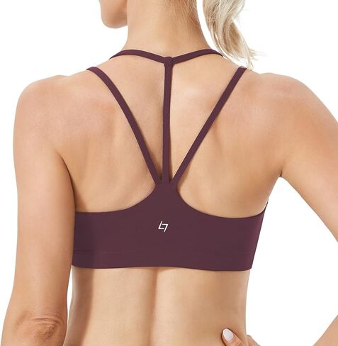 حمالة صدر رياضية FITTIN Strappy للنساء، حمالة صدر رياضية جذابة وجذابة، حمالة صدر يوجا متوسطة الدعم مع أكواب قابلة للإزالة in Kuwait