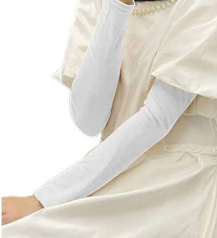 Arm Sleeves Fingerless Gloves UV Protection Gloves Riding Driving Gloves Summer for Women Girls UPF 50+,1 Pair in Saudi Arabia