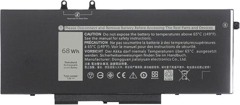 4GVMP استبدال بطارية الكمبيوتر المحمول Dell Latitude 5400 5500 الدقة 3540 3550 Inspiron 7590 7591 7791 2 في 1 سلسلة، P84F P84F001 P42E P42E001 P98G001 1V1XF RF7WM X77XY C5GV2 8.8V 8000mAh in Saudi Arabia
