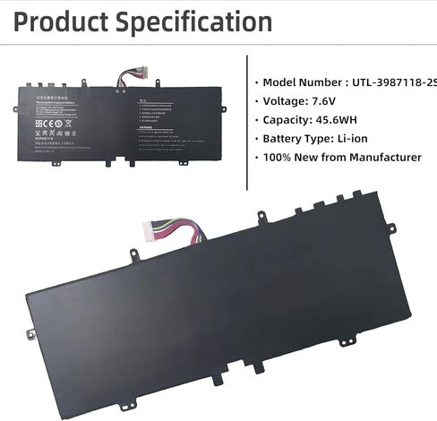 4GVMP استبدال بطارية الكمبيوتر المحمول Dell Latitude 5400 5500 الدقة 3540 3550 Inspiron 7590 7591 7791 2 في 1 سلسلة، P84F P84F001 P42E P42E001 P98G001 1V1XF RF7WM X77XY C5GV2 8.8V 8000mAh in Saudi Arabia