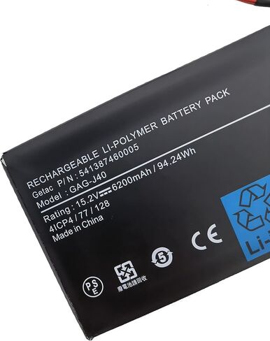 بطارية كمبيوتر محمول بديلة GAG-J40 جديدة متوافقة مع Gigabyte Aero 14 V7 K7 14-P64WV6 14-W-CF2 15 15X V8 15W 15-x9 Aorus X5 V6 V7 V8 X7 Dt V6 V7 V8 X9 Dt Series in Saudi Arabia