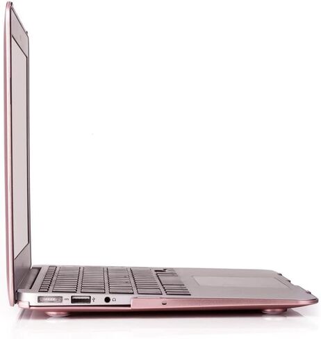 RUBAN Case for MacBook Air 13 Inch A1466/A1369, 3 in 1 Slim Snap On Hard Shell Protective Cover with Keyboard Cover and Screen Protector (Classic Black) in Kuwait